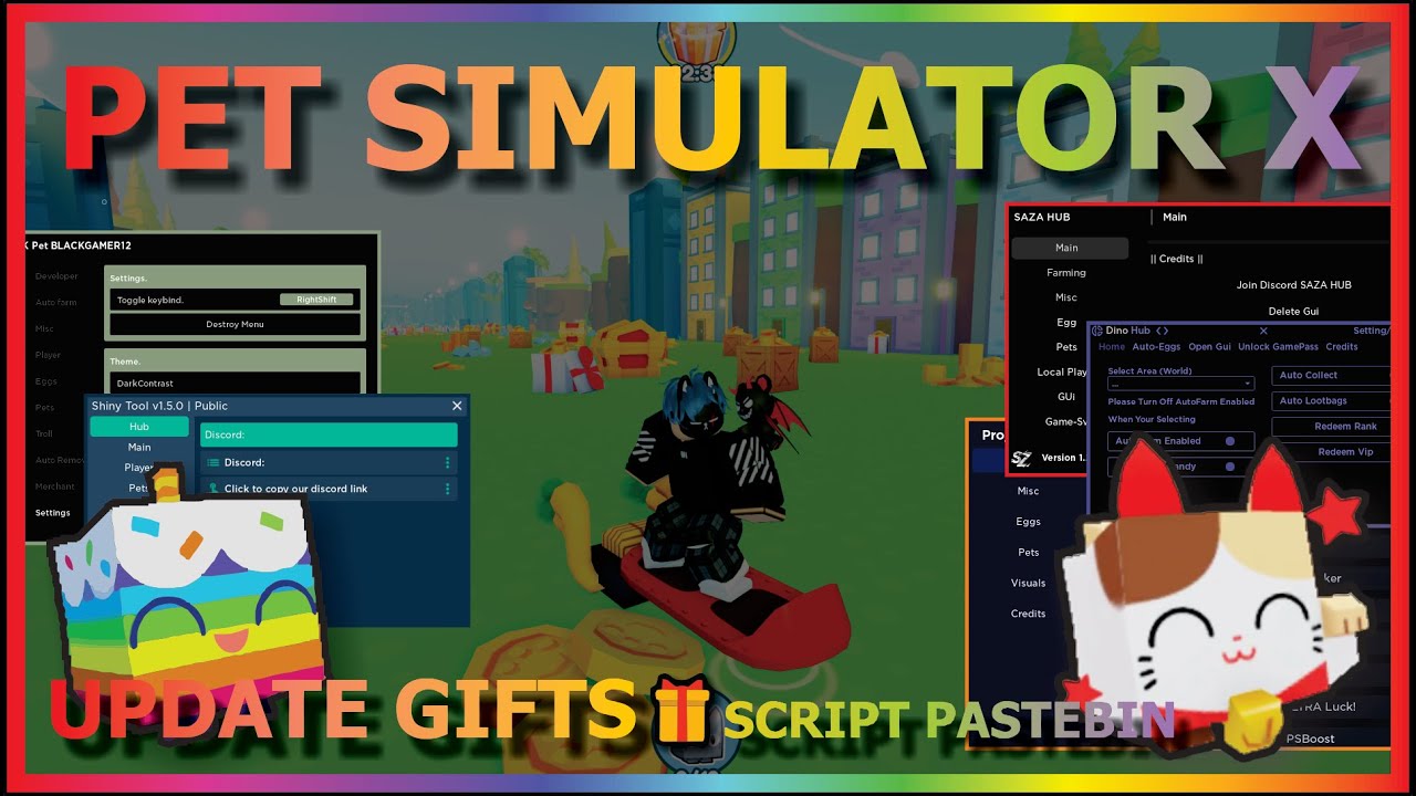 PET SIMULATOR X Script Mobile AUTO FARM UPDATE FREE GIFTS