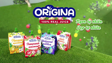 NƯỚC ÉP TRÁI CÂY ORIGINA - NGON TỰ NHIÊN, ĐẸP TỰ NHIÊN