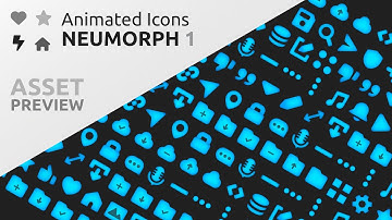 Animated Icons - Neumorph 1 - Asset Preview