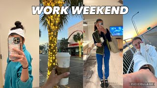 work the weekend with me! 3 shifts in the picu + sunday on folly beach