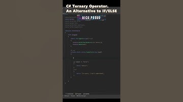 C# Ternary Operator - An Alternative to IF/ELSE Statements