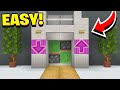 How to Build an Easy Working Elevator in Minecraft! (No Mods)