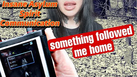 ASMR ramble THIS FREAKED ME OUT Haunted Insane Asylum Cemetery