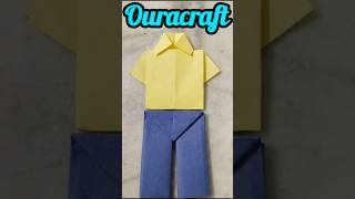 ✨ Easy DIY Origami Shirt & Pant 👕👖 | Paper Dress Craft Idea ✨