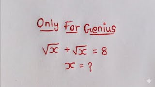 Nice Algebra Square Root Simplification Problem || Only genius get this right ✅️