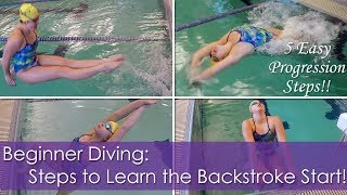 Beginner Diving: 5 Easy Progression Steps to Learn the Backstroke Start!