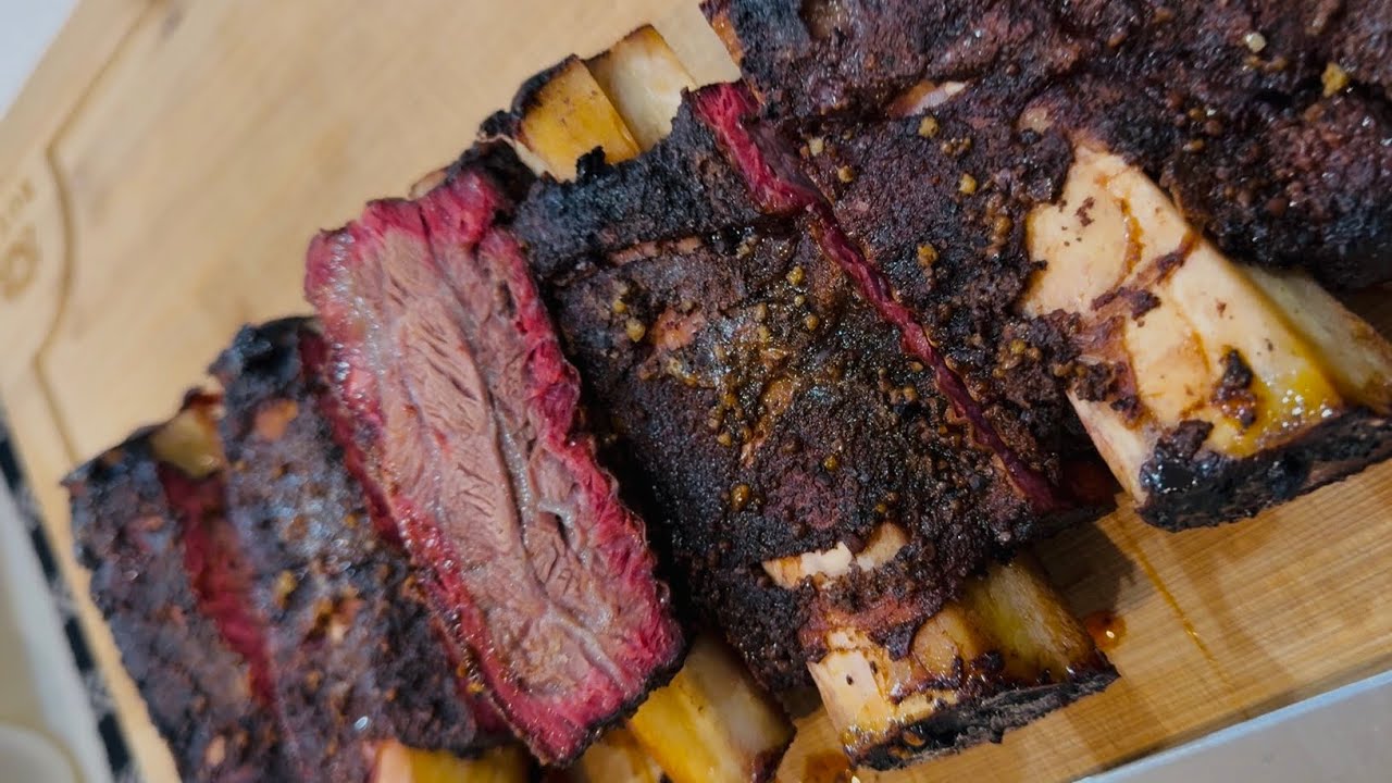 Lip Smacking Barbecue Ribs! Beef & Pork Slabs!