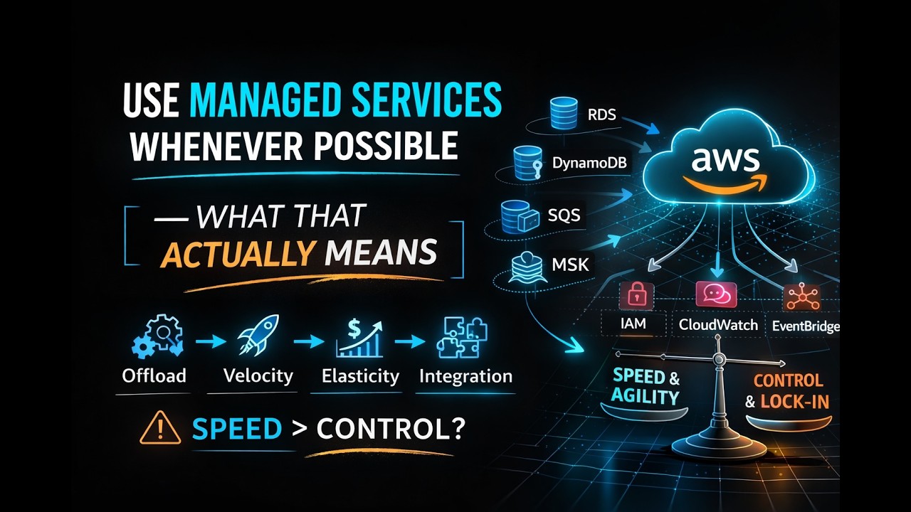Use Managed Services Whenever Possible — What AWS Really Means | Systems Thinking for Architects