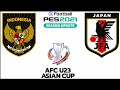 Indonesia vs Japan  AFC piala Asia group stage Match day 1