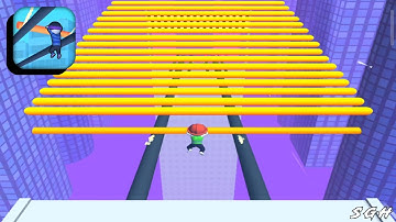 Roof Rails - Gameplay Walkthrough (Android, iOS) Part 33 | Level 327 - 337