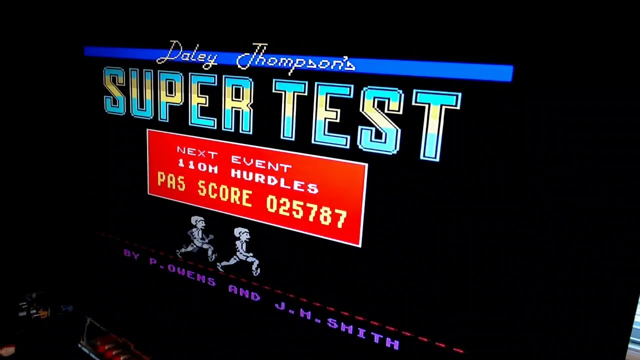 ZX Spectrum, Daley Thompson's Supertest 128, 42397 points - YouTube