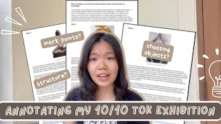 Annotating my 10/10 TOK Exhibition Written Commentary (FREE Soft Copy!) screenshot 5