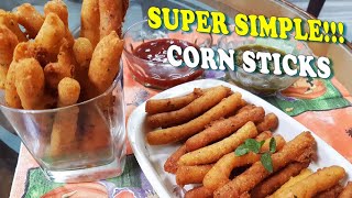 Corn Sticks Recipe | Corn Fingers Recipe | Very simple corn fingers | Quick Snack Corn Sticks Recipe