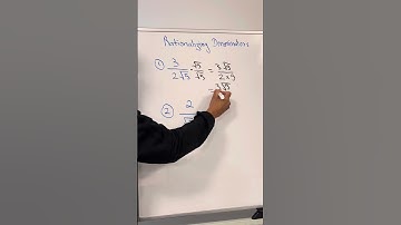 Rationalizing a Denominator by using the conjugate method. ￼