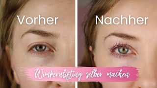 Wimpernlifting selbermachen | Amalia Cosmetics Review | MachMalRosa