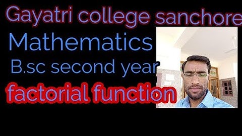 B.sc second year Maths Lec.~08 "Expression of polynomial in factorial notation and based problems"