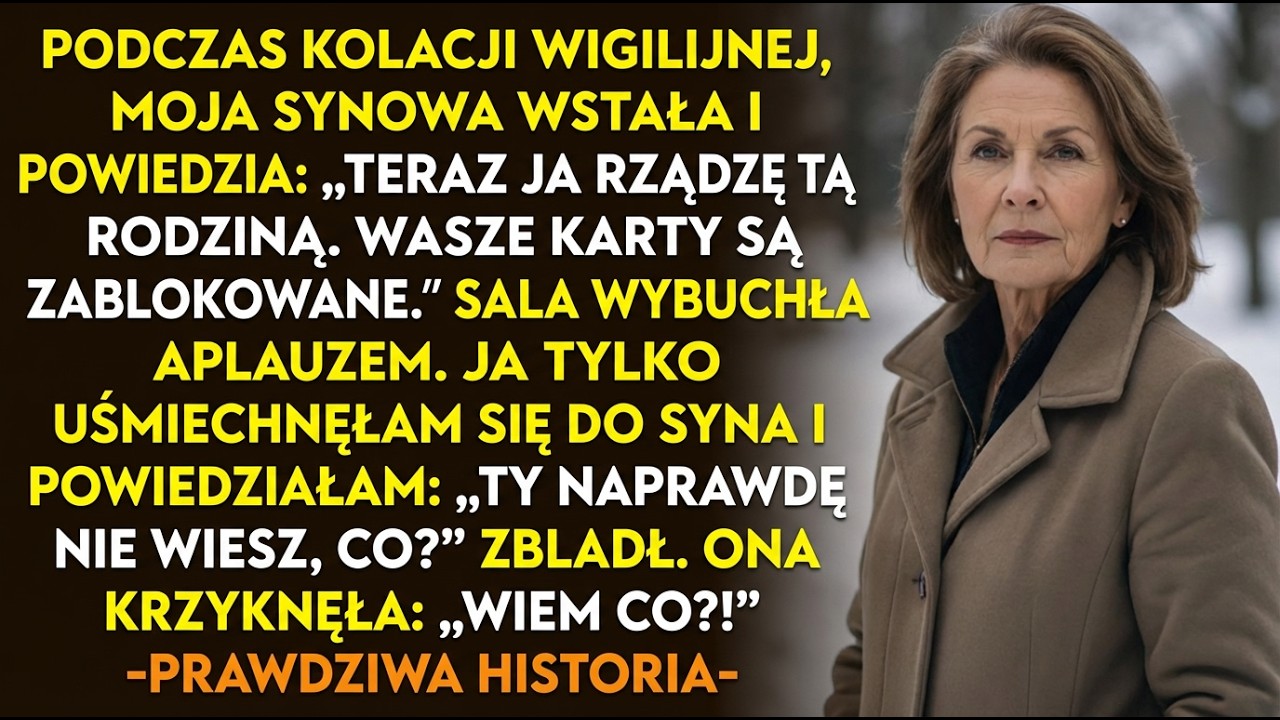 JEJ PRAWDZIWA HISTORIA 👵💔Synowa przejęła kontrolę w święta—uśmiechnęłam się i zapytałam...