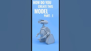 Robot Modeling Tutorial Part - 1 #3dsmaxmodeling #3dsmax #blender #animation #shortsvideo #shorts