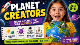 🚀 Planet Creators: A Fun, Hands-On Space Science Lesson for Kids (Ages 5–11) 🌍