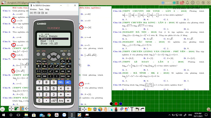 Cách bấm xem phương trình có bao nhiêu nghiệm năm 2024