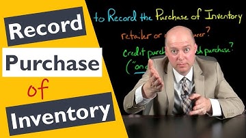 Journal Entry for Purchase of Inventory | Perpetual Inventory System