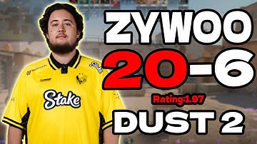ZywOo 20-6 | 5-STACK dust2 FACEIT EU | Rating 1.97 | Dec 7, 2025