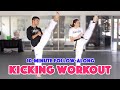 10min taekwondo kicking workout follow along  ft donavan barrett