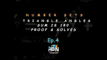 Interior Angles of a Triangle: The Sum is 180 degree | Proof and Solved Examples