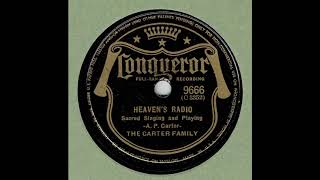 The Carter Family-Heaven's Radio chords