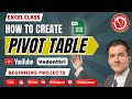 How to Create Pivot Table in Excel by VedantSri #excel #vedantsri @VedantSriOfficial