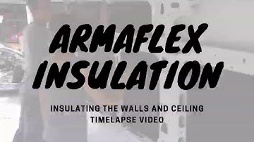 Insulating walls and ceiling - timelapse video
