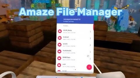 How To Get AMAZE FILE MANAGER On Meta quest 2!