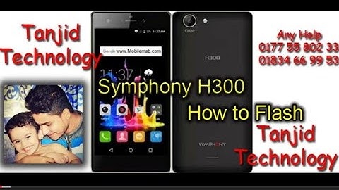 How to Symphony H300 Flash without FRP.