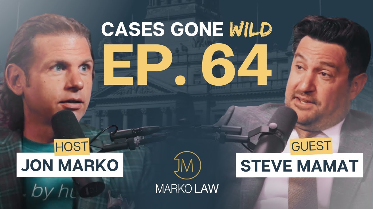 Episode 64 - 🎤 Comedy, Chaos & Courtroom Wins | Steven Mamat on Cases Gone Wild
