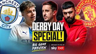 Manchester Derby Debate Gets HEATED! United v City Predictions | Big Game Preview with Gary Neville screenshot 3