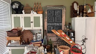 Thrift Haul | Cottage and Christmas Decor | How to use Milk Paint