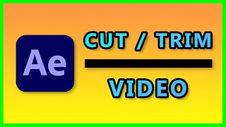 How to Trim / Cut a video in Adobe After Effects 2023 screenshot 5