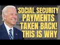 UNEXPECTED Social Security Payments Clawed Back EVEN MORE | This is A HUGE PROBLEM!