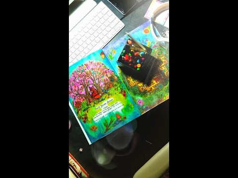 oil-pastels-|-coloring-book-process