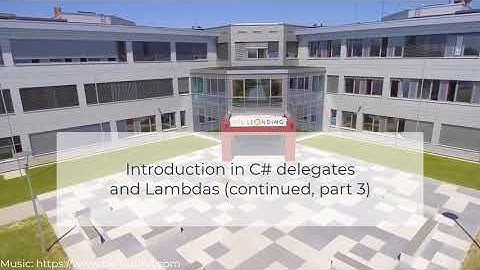 Introduction to C# Delegates and Lambdas (Continued, part 3)