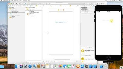 How to create your first iOS App using Xcode?