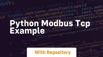 python modbus tcp example