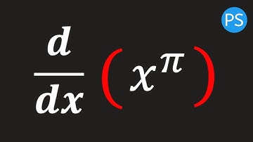 Derivative of x^pi || How to Differentiate x^π