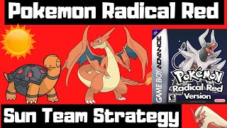 How easily can you beat Pokemon Radical Red with a sun team? End game strategy (Competitive ROM)