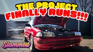Our Project car finally Starts | Toyota Conquest Slammed Project Car