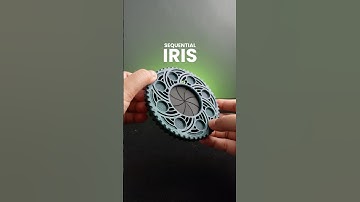 3D Printed Sequential Iris #3dprinting