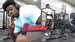 Training update USAPL prep | My first powerlifting meet