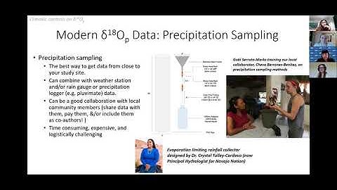 Improving oxygen isotope interpretation (workshop) - Prof. Dr. Kathleen Johnson & Dr. Annabel Wolf