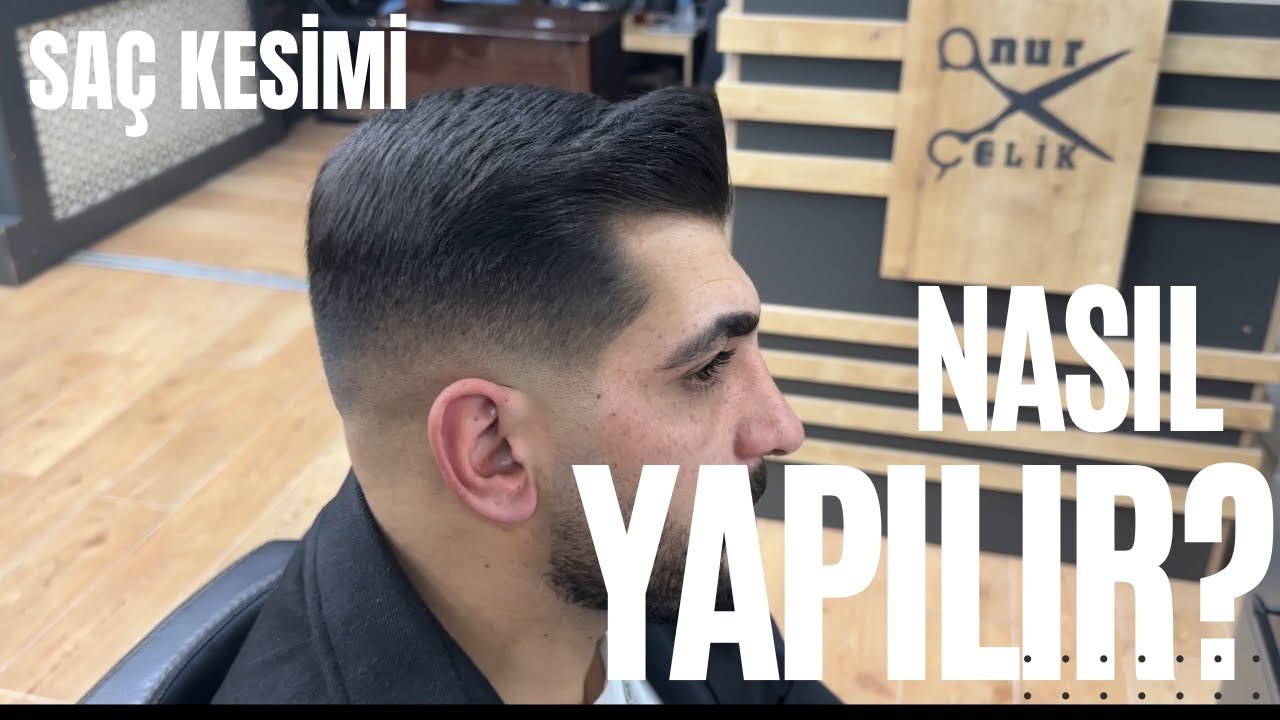 BERBER OLMAK İSTER MİSİNİZ? TEK TARAFLI KESİM YAN TARAMA BERBERLİK EĞİTİM