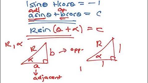 EXT 1 TRIG EQUATIONS - AUXILIARY ANGLE METHOD